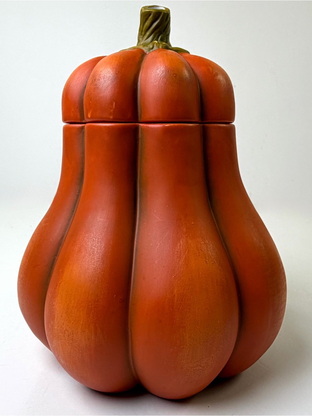 Ceramic Jack O Lantern Pumpkin Tealight Candle Holder Halloween Decor 7” - Picture 6 of 12